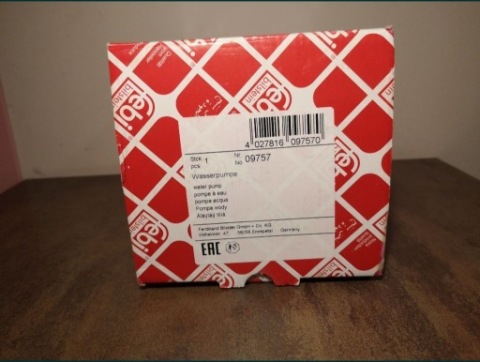 FEBI BILSTEIN 09757 НАСОС ВОДИ 1.9 TDI 90 I 110 KM 