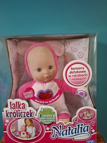 Lalka bobas Natalia króliczek 