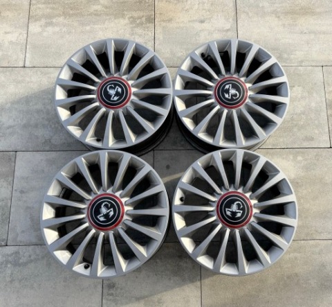 ДИСКИ АЛЮМИНИЕВЫЕ FIAT ABART 500L TIPO ОРИГИНАЛ 17” 5X98 ET41 КАК NOWE! 