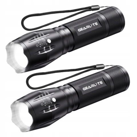 КОМПЛЕКТ 2ШТ ЛІХТАРИК GEARLITE S1500 ВОДОВІДШТОВХУЮЧА 2000LM-NOWE! 