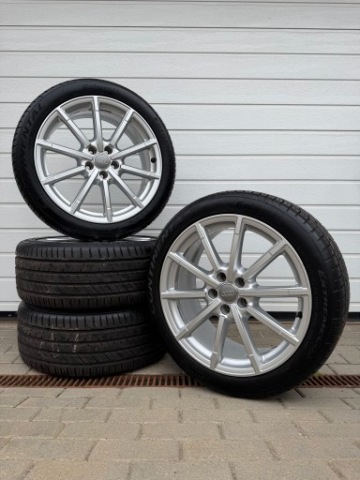 КОЛЕСА AUDI ЛІТО 19 ДЮЙМИ 5X112 СТАН ДУЖЕ ХОРОШИЙ СТАН 255/40 R19 7/8MM 