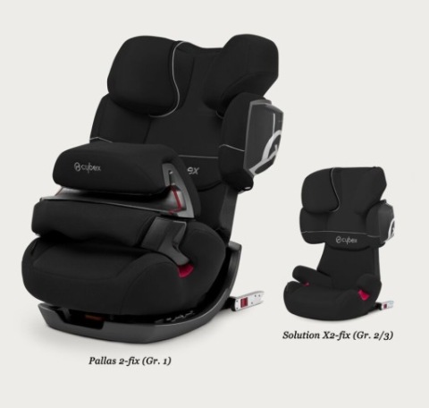 СТАН ІДЕАЛЬНЕ - CYBEX PALLAS 2-FIX КРІСЛО АВТО 9-36 KG PURE ЧОРНИЙ 