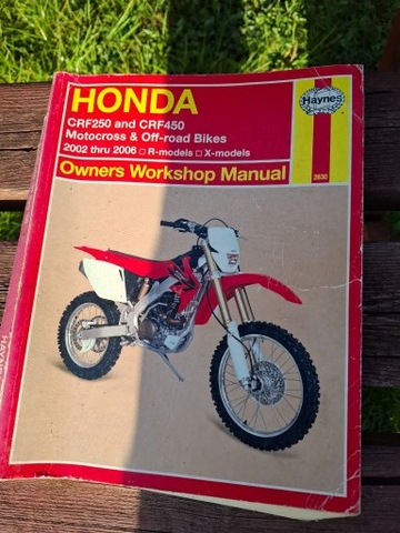 HONDA CRF 450 CRF 250 MANUAL REPARACIÓN SERWISOWKA  