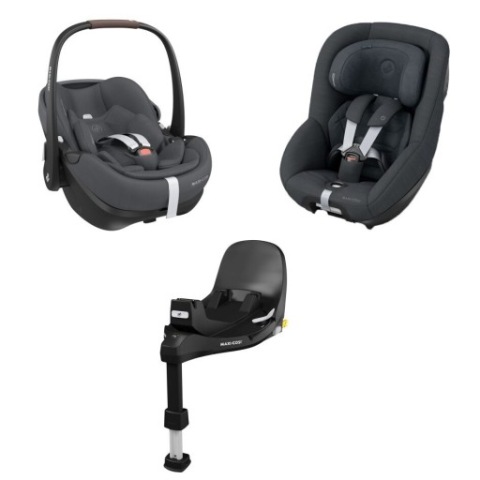 КОМПЛЕКТ 360 PRO FAMILY MAXI-COSI - TWILLIC GRAPHITE - OD REKI 