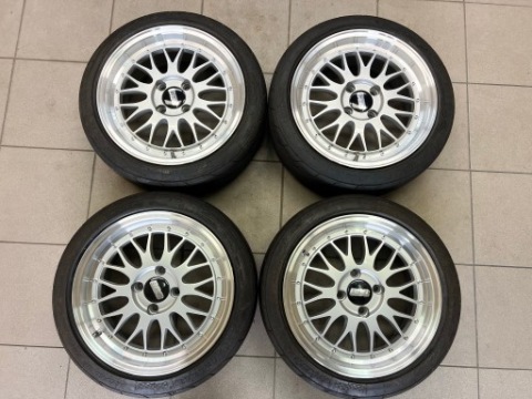 BBS LM REPLIKI Z ШИНАМИ SEMI SLICK ПІВ SLIKI 4X100 15 ДЮЙМИ NANKANG NS-2R 