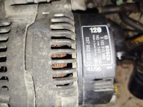 ГЕНЕРАТОР AUDI A3 8L 120A NR 037903025D 