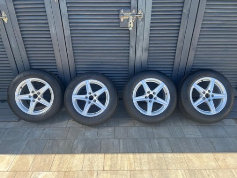 КОЛЕСА 16 АЛЮ ОРИГИНАЛ AUDI Z LETNIMI ШИНАМИ CONTINENTAL 205/60/16 92 W 