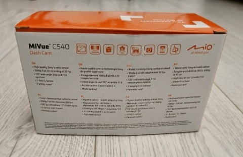 MIO MIVUE C540 КАМЕРА АВТОМОБІЛЬНА VIDEOREJESTRATOR + КАБЕЛЬ USB 5M 