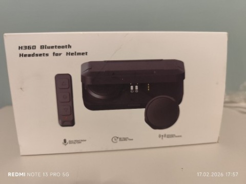 H360 BLUETOOTH HEADSET DO ШОЛОМА – ДИСТАНЦІЙНЕ STEROWANIE, АДАПТЕР SZUMOW 