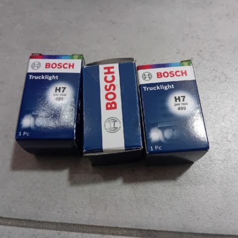 ЛАМПОЧКИ BOSCH H7 24V 70W TRUCKLIGHT 3 VNT. 