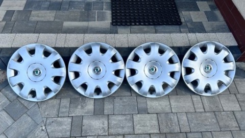 КОВПАКИ SKODA OE 15” OCTAVIA 2 FL 1Z0601147A 