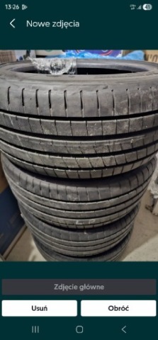 КОЛЕСА ALKATEC RX10 ЧОРНИЙ POLISHED+NOWE ШИНИ GOODYEAR EAGLE 6 RANT DOT 4723 