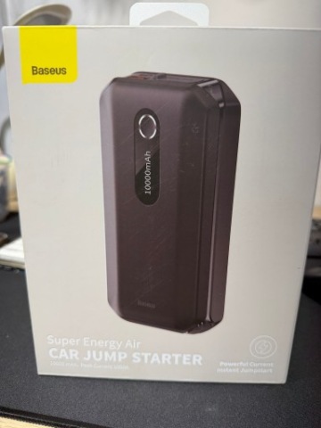 BASEUS JUMP СТАРТЕР DO АВТО BOOSTER 10000MAH 12V КЛЕМИ 