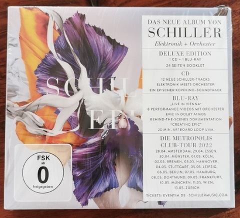 SHILLER - EPIC - BLU-RAY + CD - NUEVO  