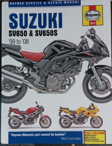 Haynes 3912 Suzuki SV650 SV650S 