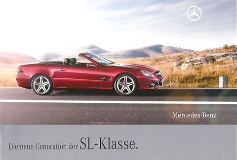 Prospekt Mercedes SL-Klasse 2008 24 strony D 