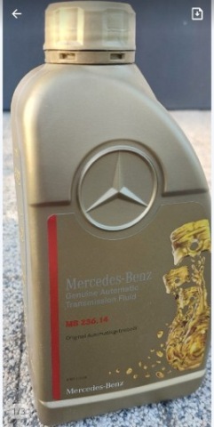 MERCEDES 9X1L МАСТИЛО PRZEKLADNIOWY ЧЕРВОНИЙ A000 989 43 04 ATF 236.14 
