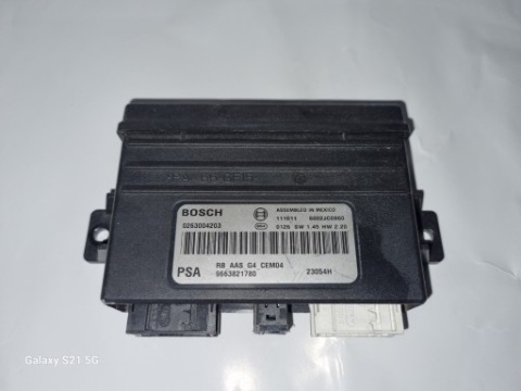 МОДУЛЬ ПАРКТРОНІК CITROEN C5 9663821780 