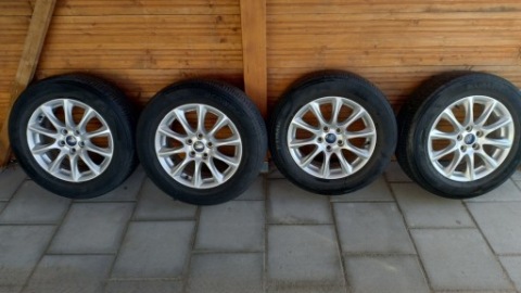 ТИТАНОВЫЕ ДИСКИ 16 ДЮЙМЫ FORD 5X108 ET50 6,5J ШИНЫ ЛЕТО 215/60/16 KUMHO ПОДАРОК 