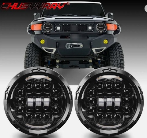 LUZ , FAROS DIODO LUMINOSO LED JEEP WRANGLER, TOYOTA ,LAND 7’  