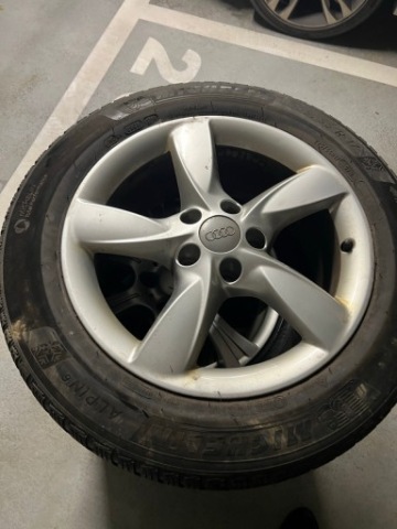 ОРИГИНАЛ ДИСКИ AUDI 17” 5X112 – 7.5J ET37 – ШИНЫ MICHELIN 
