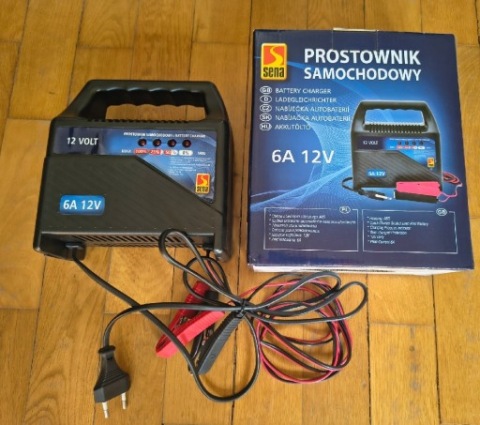 ЗАРЯДНИЙ ПРИСТРІЙ АВТО DO AKUMULATOROW SENA 12V 6A 