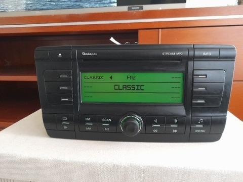 RADIO SKODA STREAM MP3 SKODA OCTAVIA II  