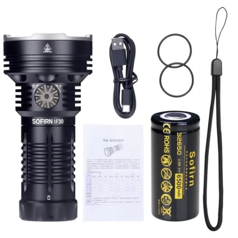 ЛІХТАРИК SOFIRN IF30 - 12000LM Z ФУНКЦIЯ POWERBANK + АКУМУЛЯТОР 
