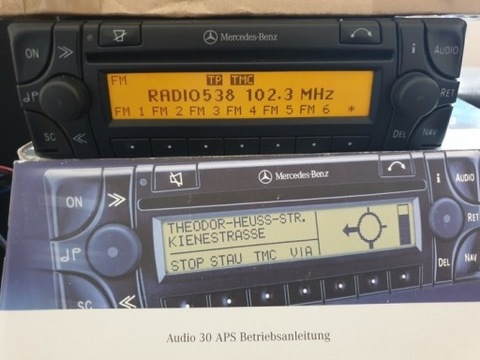 RADIO MERCEDES BECKER APS30 W140 W124 W210  