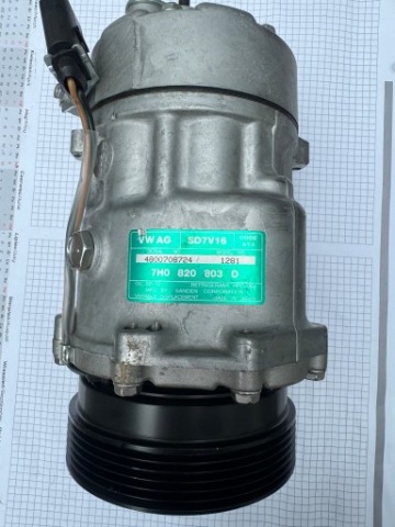 КОМПРЕСОР КОНДИЦІОНЕРА SANDEN SD7V16 VW TRANSPORTER T5 1.9 TDI 7H0820803D 