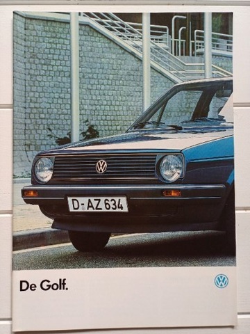 Prospekt Volkswagen Golf 1986r. UNIKAT 