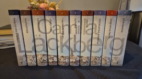 Camilla Lackberg Komplet 10 tomów Twarda Oprawa 