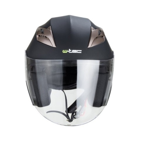 CASCO PARA MOTOCICLETA ABIERTO Z TAPAOBJETIVO W-TEC YM-627  