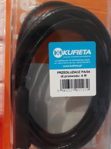 ALARGADOR ANTENA CABLE PA/04 DL. 4 M KUFIETA  