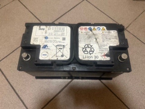 АКУМУЛЯТОР BMW M3 M4 61218047220 LI-ION LITOWO-JONOWY 69AH 770A ВАРШАВА 