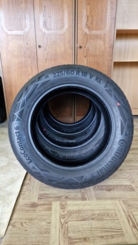 ШИНИ ЛІТНІ CONTINENTAL ECOCONTACT 6 225/60 R18 104 V XL, FR– 4 SZT.– НОВЕ 