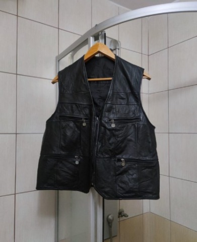 BEZREKAWNIK L LARGE MESKI ШКІРЯНИЙ МОТОЦИКЛЕТНИЙ MOTOROWY LEATHER ШКІРА НАТУРАЛЬНА 