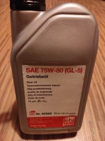 FEBI МАСТИЛО PRZEKLADNIOWY 75W90 GL-5 3L 3 VNT. 