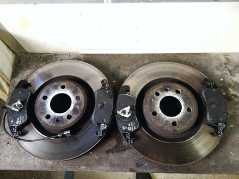 AUDI A6 C7 A4 B8 A5 DISCOS ZAPATAS ATE PARTE DELANTERA 345 MM  