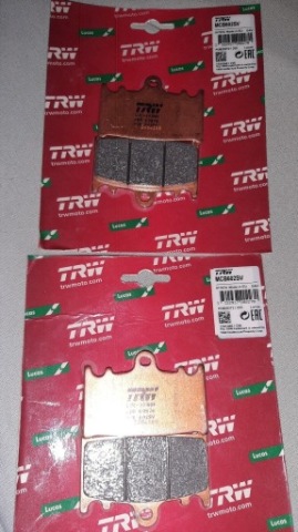 КОЛОДКИ ПЕРІД TRW MCB602SV SUZUKI GSR 600 