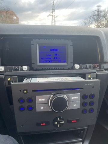 РАДІО CD30 MP3 + МОНІТОР ZMIENIONE ДІОДИ КОЛІР 