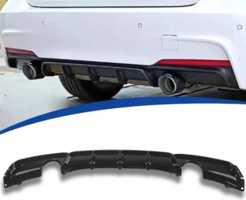 BMW F30 F31 ДИФУЗОР НАКЛАДКА 1X1 ЧОРНИЙ БЛИСК 