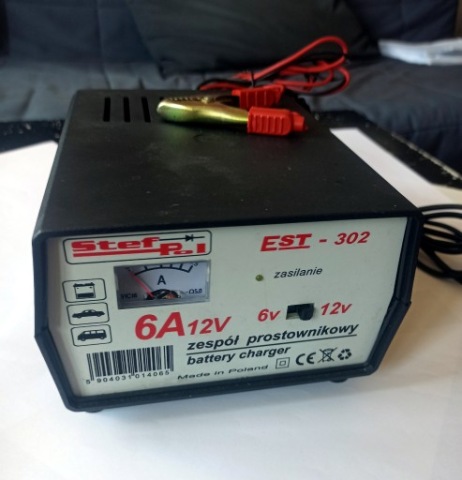 ЗАРЯДНИЙ ПРИСТРІЙ STEF-POL EST-302 6/12V 6A 