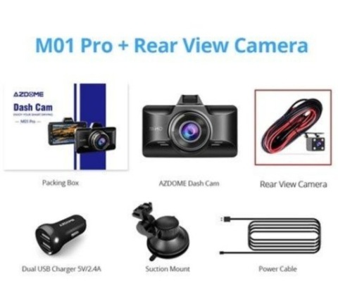 КАМЕРА AZDOME M01 PRO +COFANIA+64GB КАРТА ПОДАРУНОК !! 