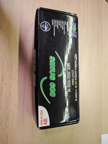 ПЕРЕТВОРЮВАЧ НАПРУГИ СТРУМУ SINUS 600 12V 230V 600W 
