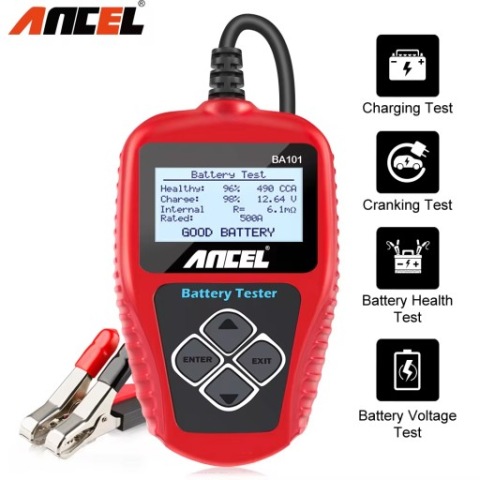 ТЕСТЕР AKUMULATOROW ANCEL BA101 12 V DC 