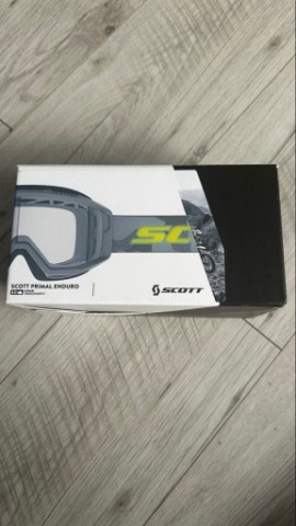 GOOGLE SCOTT PRIMAL ENDURO LIGHT GREY/NEON ЖОВТИЙ 
