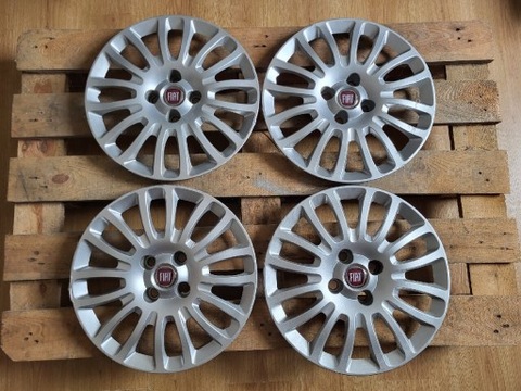 WHEEL COVERS FIAT 15 GRANDE PUNTO EVO SET  