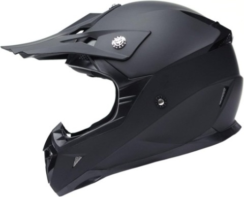 ШОЛОМ CROSS ENDURO MTB ПОВНИЙ FACE QUAD МОТОЦИКЛ XL 60-61 CM ЧОРНИЙ ВЕНТИЛЯЦІЯ 