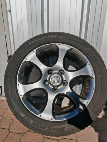 КОЛЕСА ЛІТНІ HONDA 5X114.3 ШИНИ YOKOHAMA BLUEARTH-GT 2020R. 225/50R17 